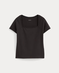 The Form Square-Neck Top | Black