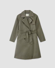The Trench Coat | Pewter Green