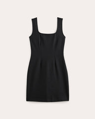 The Dream Square-Neck Dress | Black