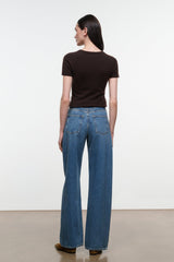 Leo High Rise Jean | Vintage Wash