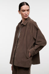 Myles Shirt Jacket | Oyster Corduroy