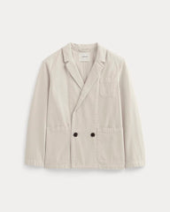 The Denim Chore Blazer | Garment-Dyed Sand