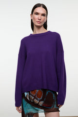 SERRANO CASHMERE RELAXED CREW | COSMOS