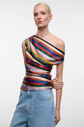 PHARE SILK TOP | ARTIST STRIPE