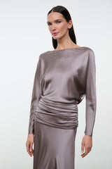 FREDA SILK DRESS | ZINC