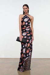 CHARLI SILK DRESS | MILLEFIORE MULTI