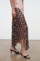FAWN SILK DRESS | TAPESTRY ROSE MULTI