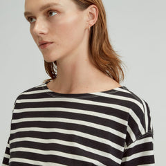The Mariner Tee | Black / Canvas Tan