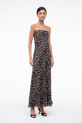 CASSIE SILK DRESS | TORTOISE