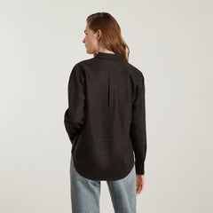 The Must-Have Shirt in Linen | Black