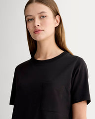 The Organic Cotton Weekend Tee Dress | Black