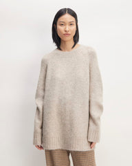 The SuperFuzz Alpaca Crew | Light Oat