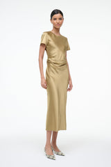 MARCEL SILK DRESS | ANTIQUE