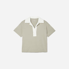 The Retro Jersey Polo | Smoke / Bone