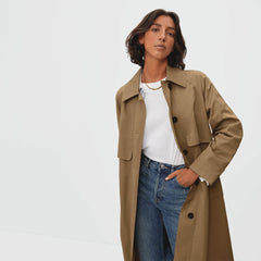 The Long Mac Coat | Toasted Coconut