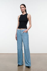 GUS SUEDE PANT | SKY