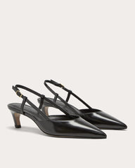 The Studio Slingback Heel | Black