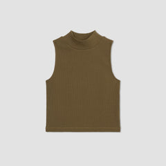 The Ribbed Mockneck Tank | Beech