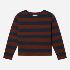 The Mariner Tee | Carob / Navy