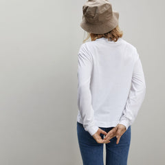 The Organic Cotton Long-Sleeve Tee | White