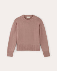 The Boxy Sweater in Everyday Cotton | Dusty Rose