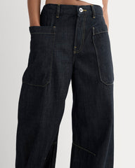 The Gardener Pull-On Jean | Dark Indigo