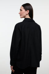 MYLES SHIRT JACKET | BLACK
