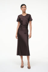 MARCEL SILK DRESS | EARTH