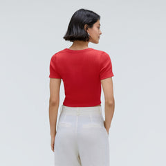 The '90s Rib Tee | Ruby