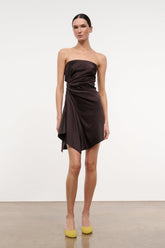 ADRIANA SILK DRESS | EARTH
