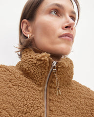 The ReNew Fleece Full Zip | Toasted Coconut
