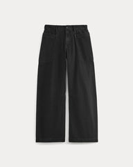 The Gardener Pull-On Jean | Washed Black