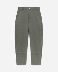 The Utility Barrel Pant | Pewter Green | Regular
