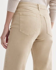 The Column Jean | Garment-Dyed Tan | 33" Inseam