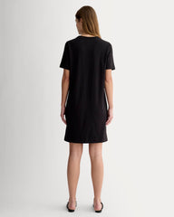 The Organic Cotton Weekend Tee Dress | Black