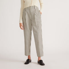 The Draper Tapered Pant in Buttersmooth | Ombre Stripe