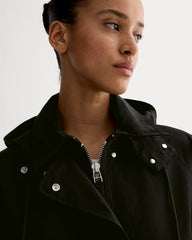The Short Anorak | Black