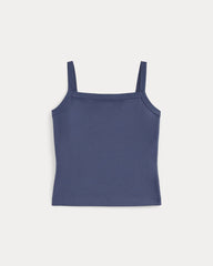 The Essential Square-Neck Tank | Deep Cobalt