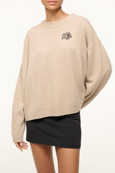 Custom STAUD x C.Bonz Serrano Cashmere Sweater | Stone