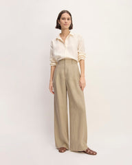 The Linen Way-High® Drape Pant | Trench Coat Khaki