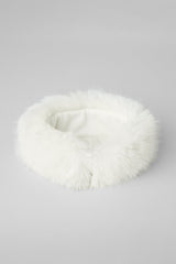 Opulent Faux Fur Wintersun Headband - Ivory