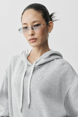 ALO Wire Frame Sunglasses - Chrome/Blue Gradient