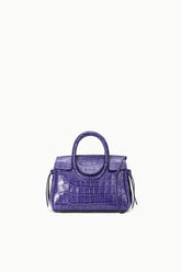 Maude Mini Carryall | Amethyst Croco