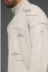 Renown Heavy Weight 1/4 Zip - Bone