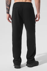 Polar Fleece Ridge Cargo Pants - Black