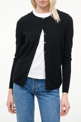 Midnight Cashmere Cardigan | Black