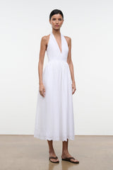 GRAZIA LINEN DRESS | WHITE