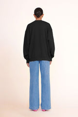 Custom STAUD x C.Bonz Oversized Sweatshirt | Black