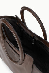 Maude Mini Tote | Espresso Distressed