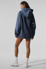 Renown Heavy Weight Hoodie - Bluestone